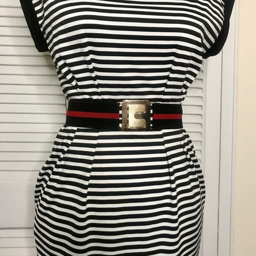 NWT Nautical style striped mini dress - Medium - Picture 4 of 5